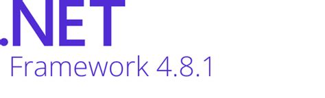 Announcing the .NET Framework 4.8 .